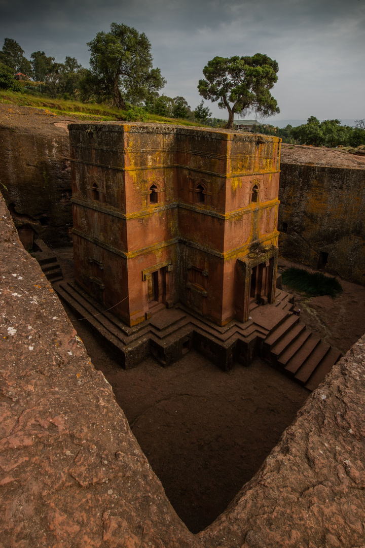 L'église Saint-Georges à Lalibela.