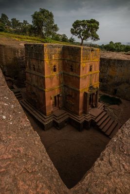 L'église Saint-Georges à Lalibela.