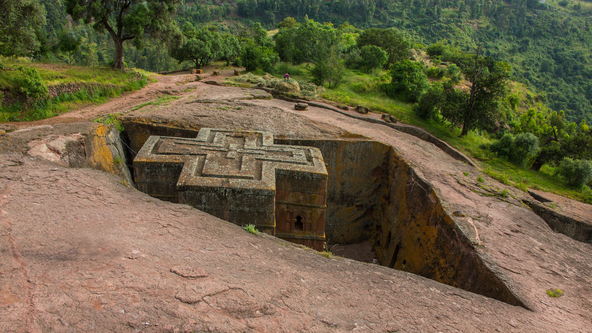 L'église Saint-Georges de Lalibela.