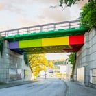 Lego-Brücke in Wuppertal