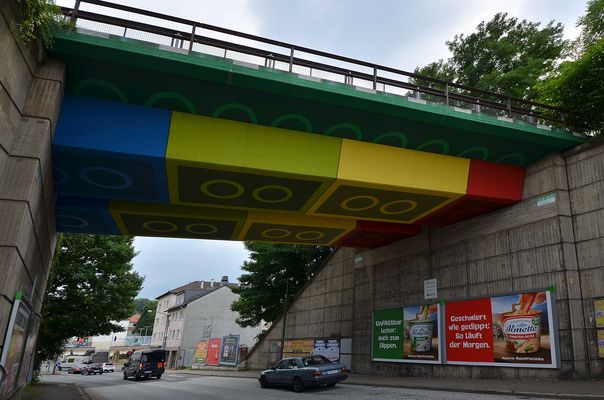 Lego-Brücke / Wuppertal