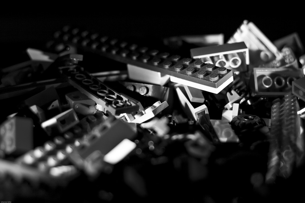 Lego Schwarz/Weiß