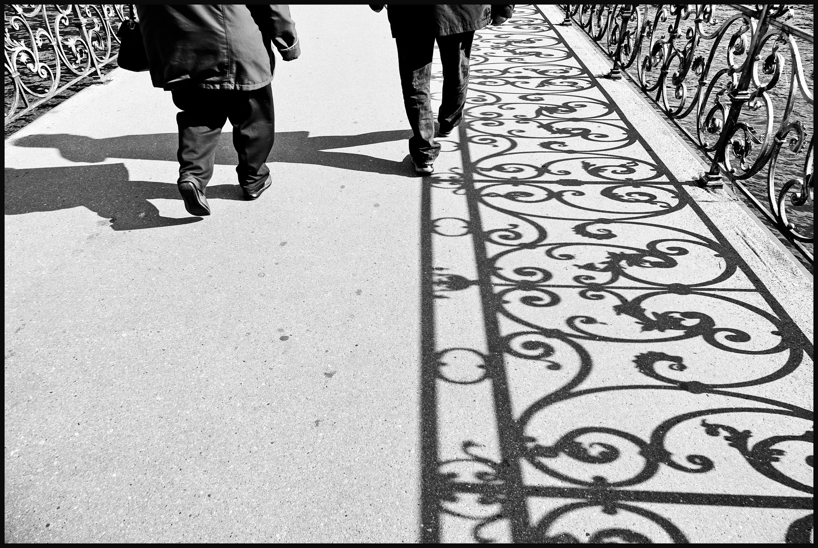 Legs and shadows