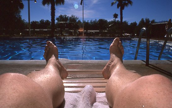 Legs in Death Valley