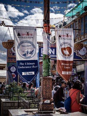 Leh - Ziel des Ladakh Marathon