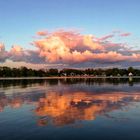 Lehnitzsee im Abendlicht