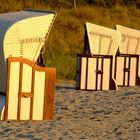 "Lehrer und Schüler" - Strandkörbe auf Hiddensee