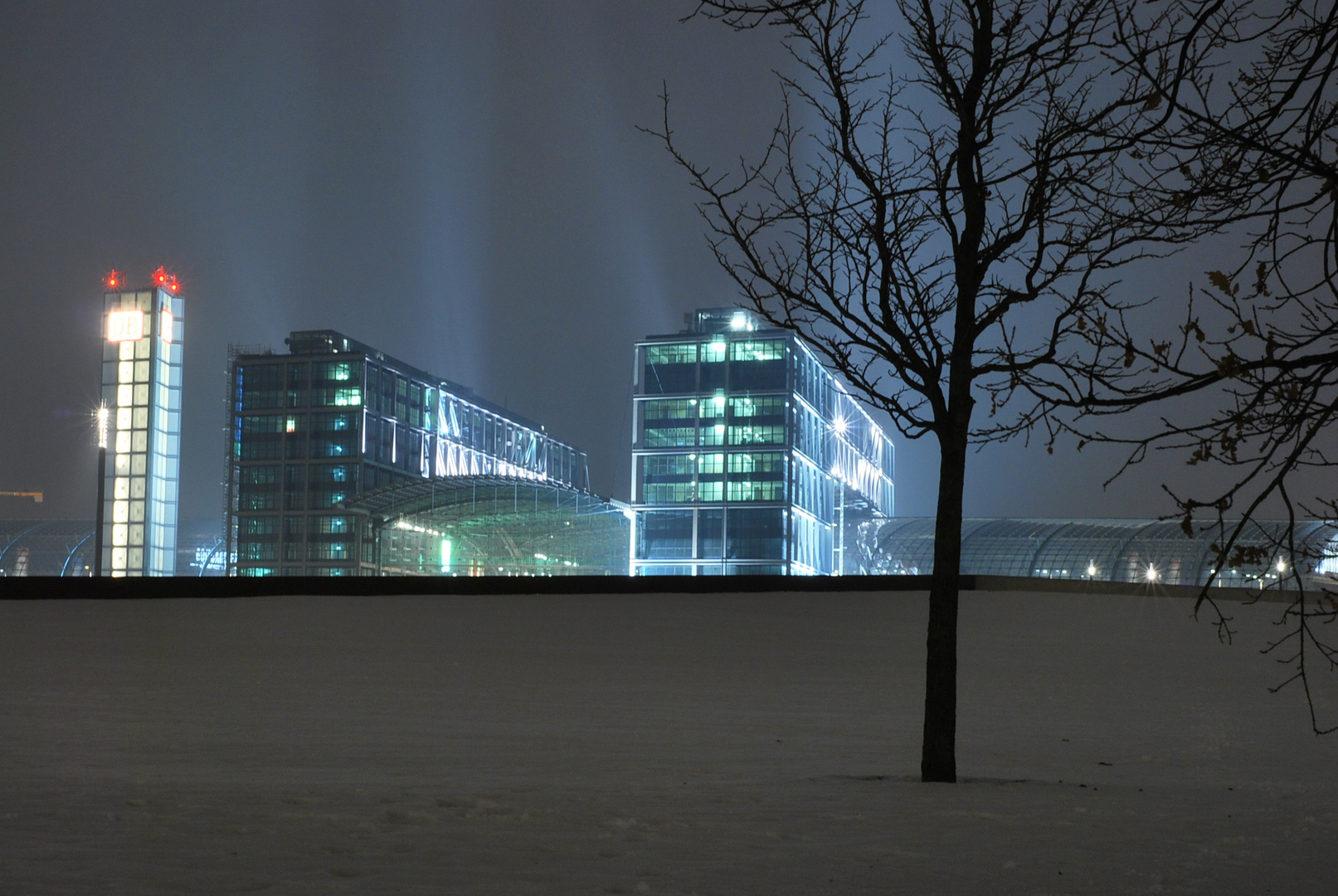 Lehrter Bahnhof (HBF) Berlin Winter