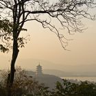 Lei Feng Pagoda and West Lake viewed from Wansong Academy, Hangzhou
