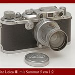Leica III mit Summar 5 cm 1:2