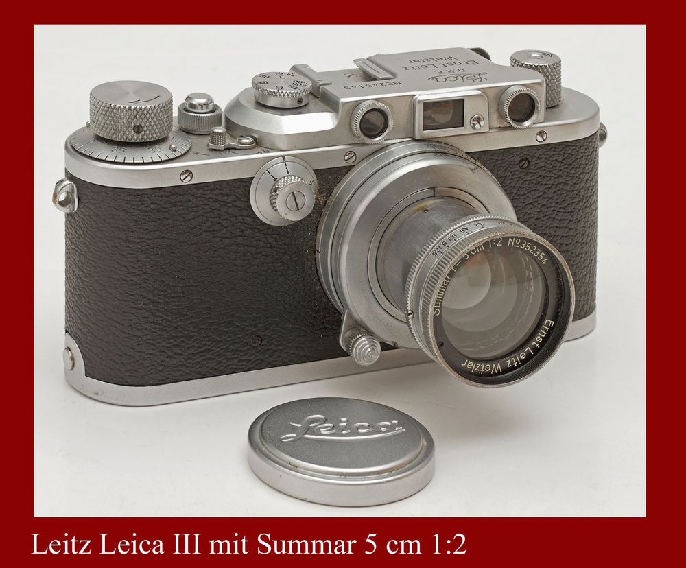 Leica III mit Summar 5 cm 1:2