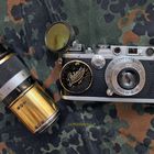 Leica IIIa von 1936 mit Objektiv HEKTOR und Zubehör