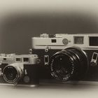 Leica M4 mit Minox M3 Digital.