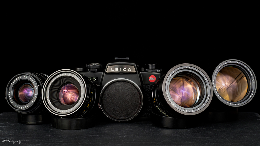 Leica R5 mit ein paar Scherben