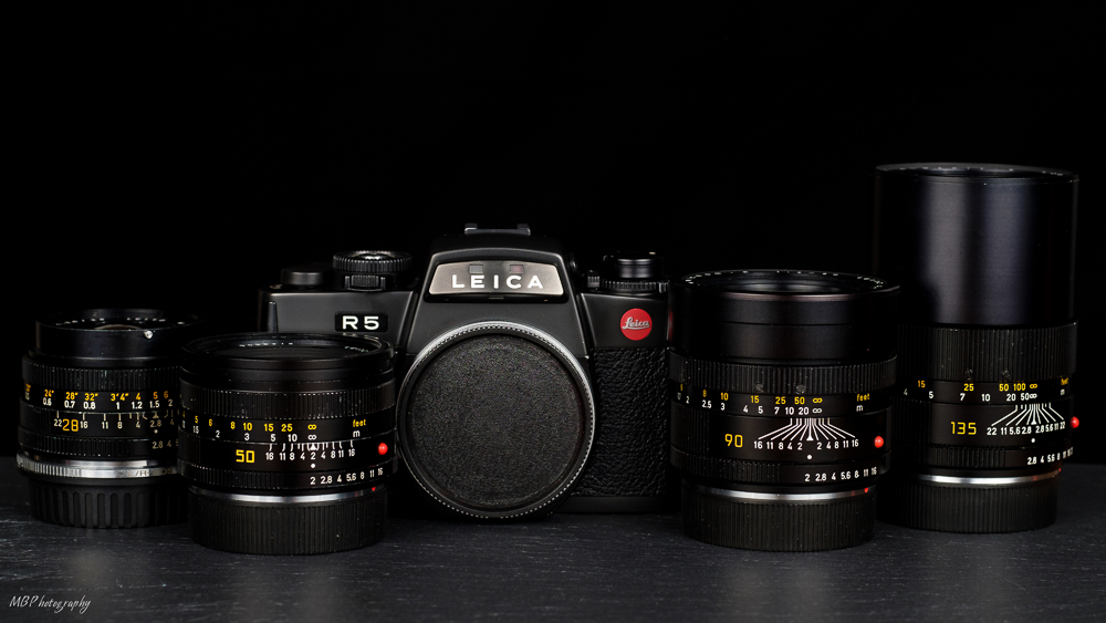 Leica R5 mit ein paar Scherben