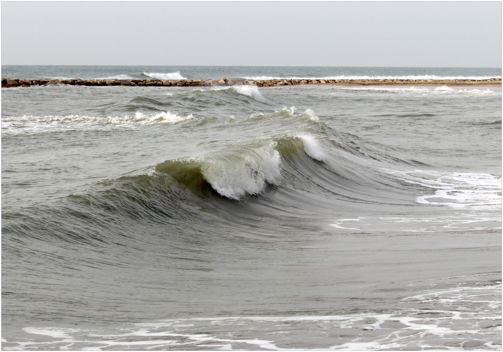 leicht bewegtes Meer