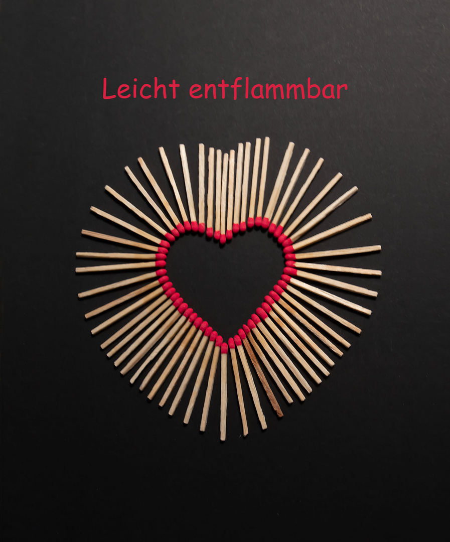 Leicht entflammbar