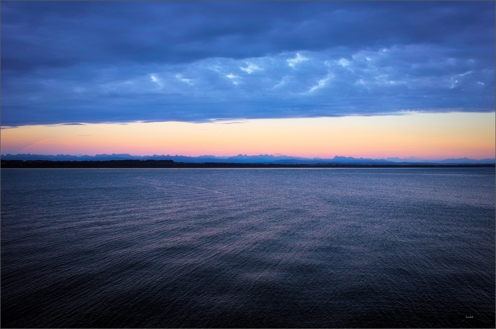 Leichte Bise am Lac de Neuchâtel