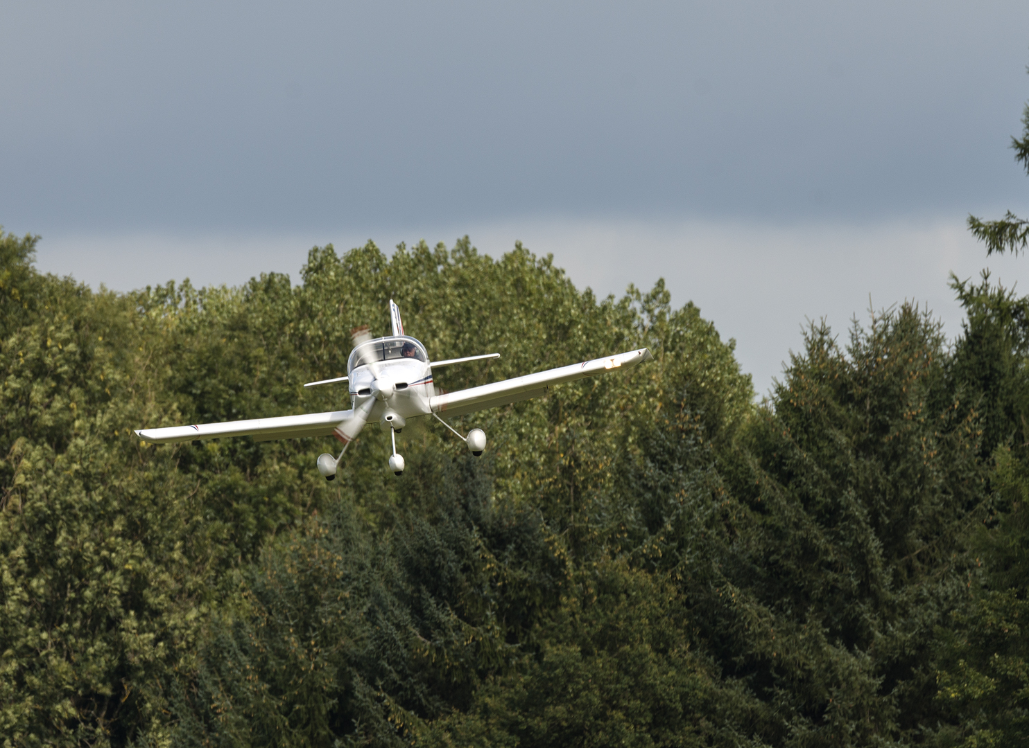 Leichte Boen beim Landeanflug