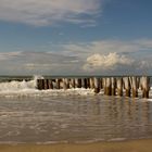 leichte Brandung am Strand