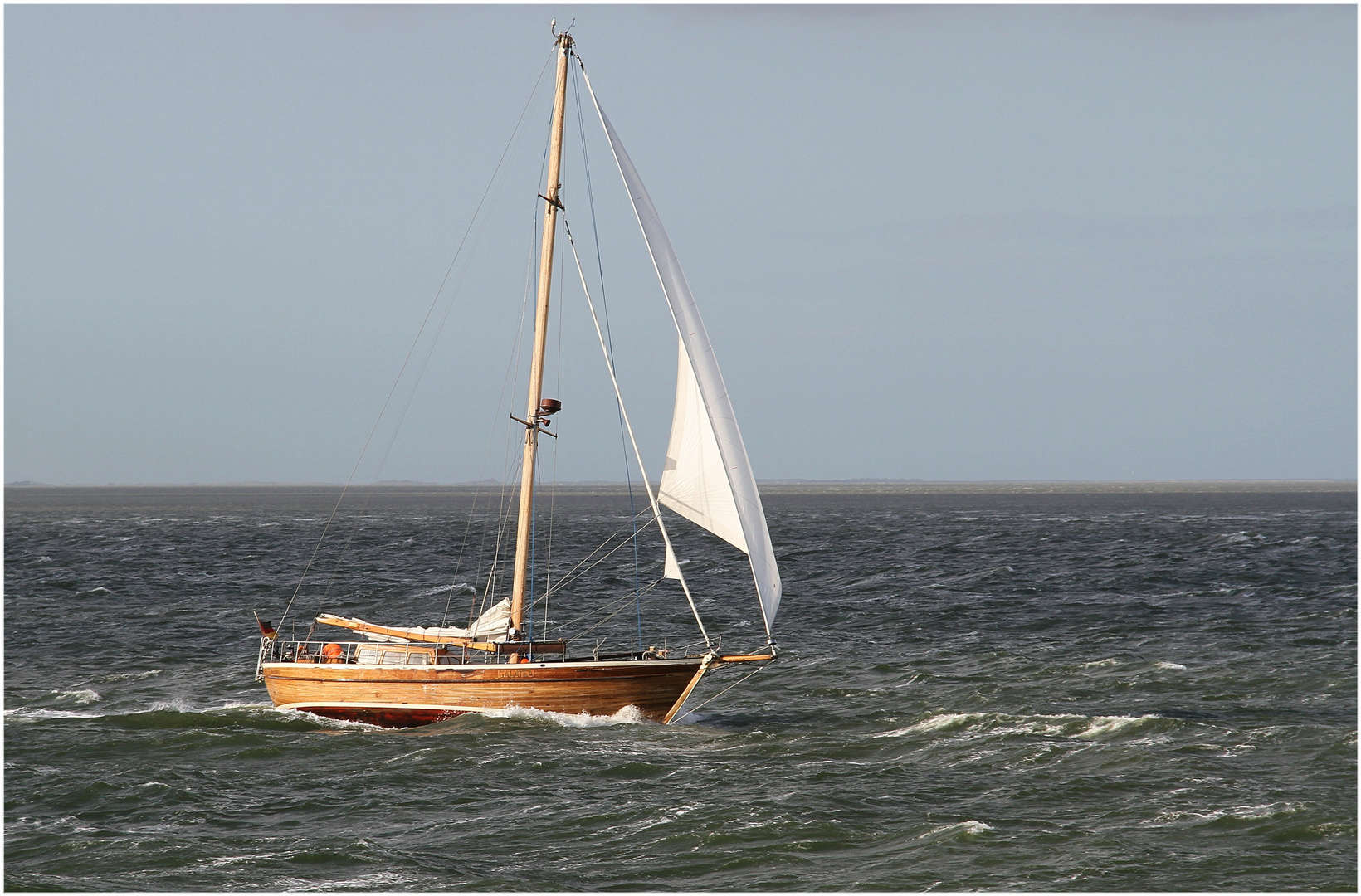 Leichte Brise ... vor Borkum