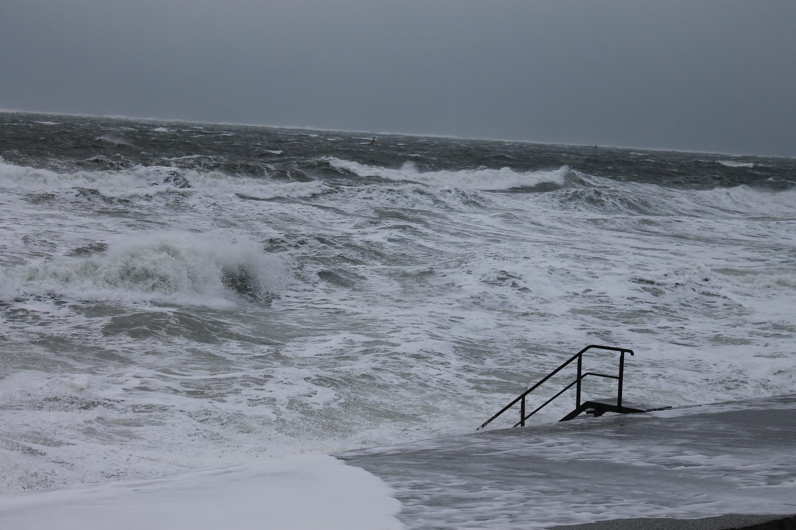 leichte Sturmflut,Norderney