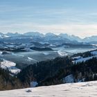 leichter Nebel über dem Emmental