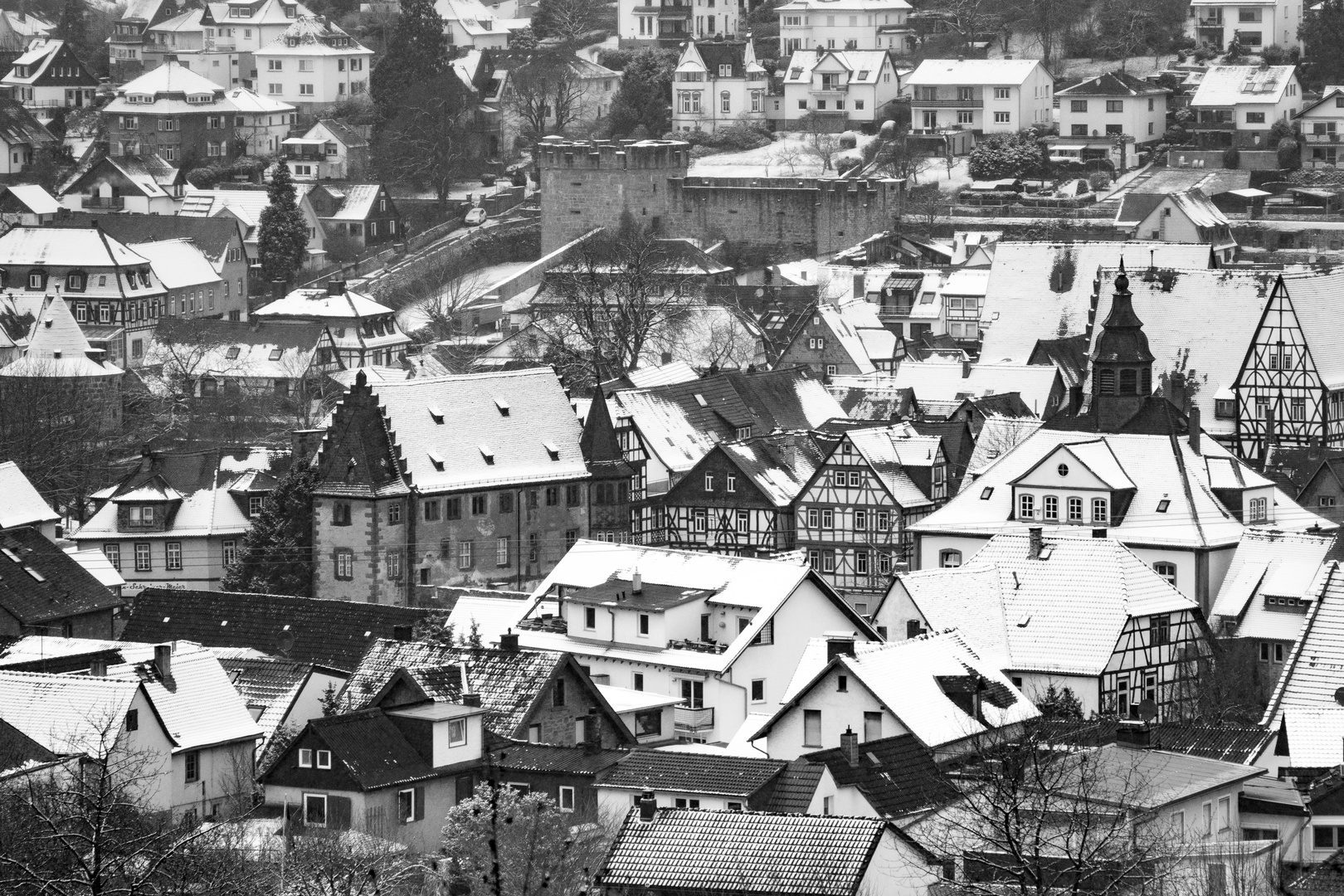 leichter schnee büdingen