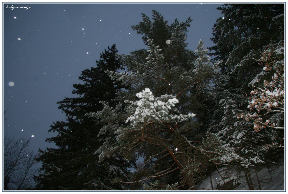 leichter Schneefall