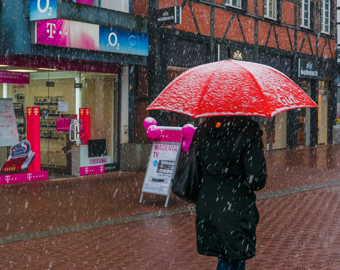 Leichter Schneefall