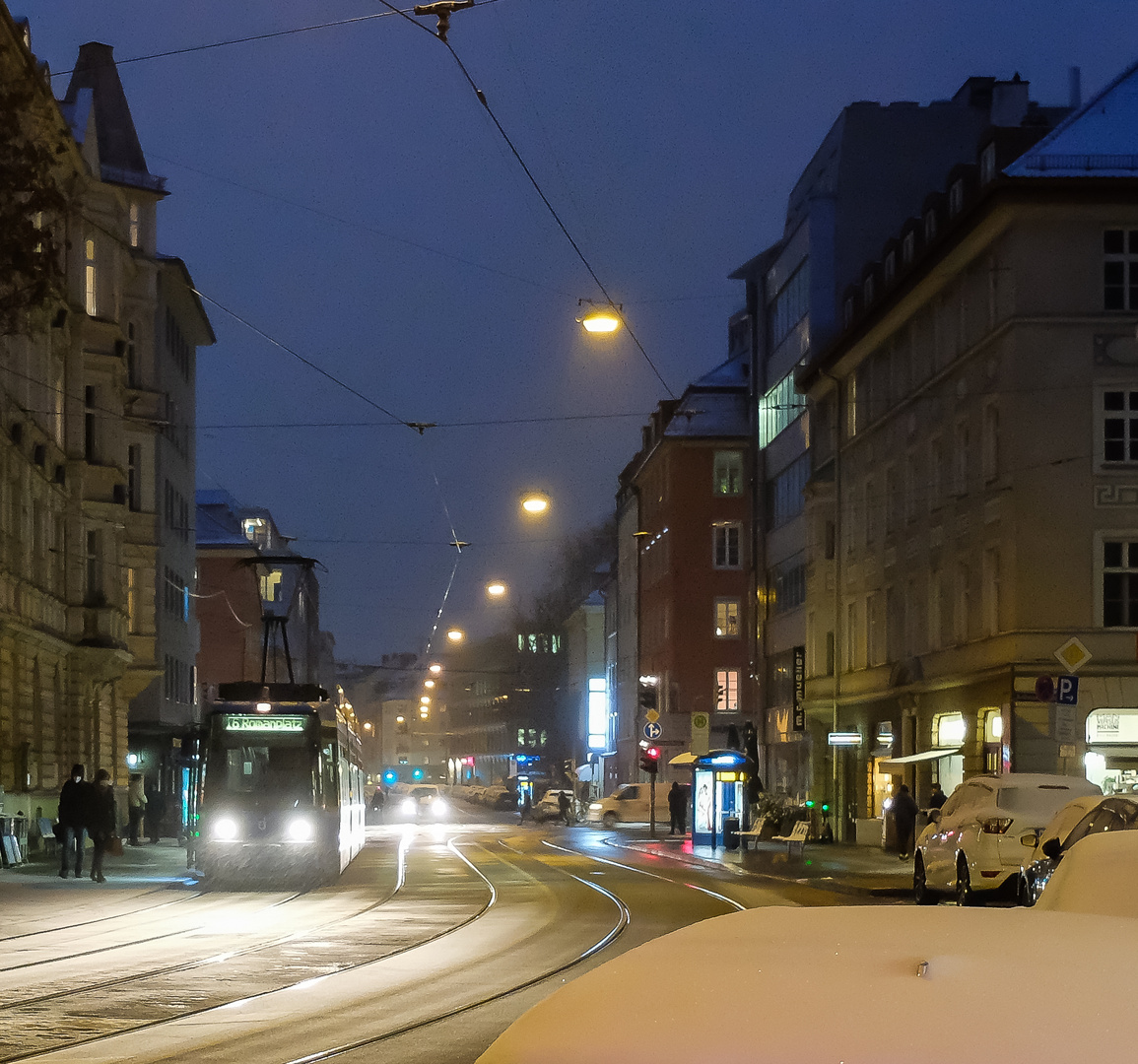 Leichter Schneefall