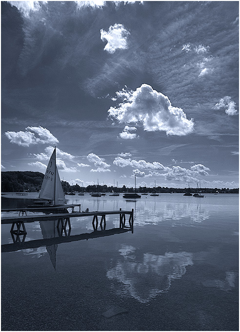 Leichter Sommerhimmel