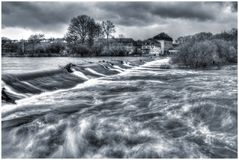 Leichtes Hochwasser