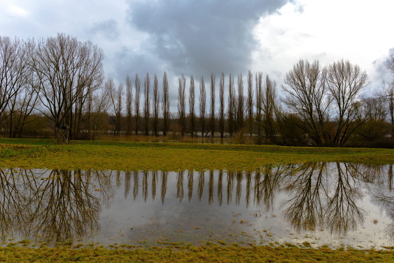 Leichtes Hochwasser