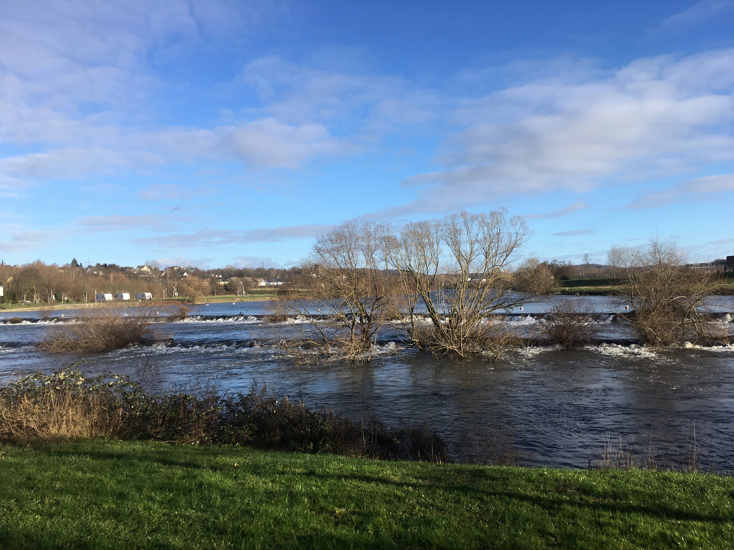 leichtes Hochwasser