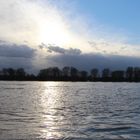 leichtes Hochwasser am Rhein