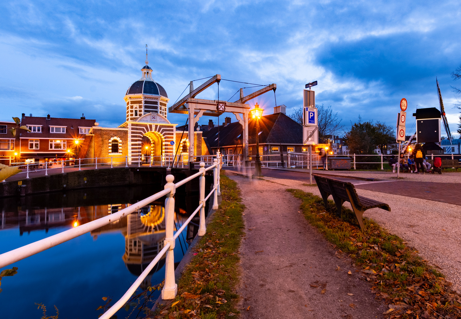 Leiden - Morspoortbrug - Morspoort - Molen de Put - 01