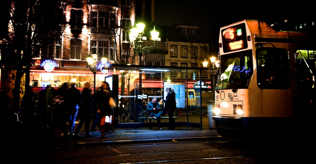 Leidseplein bei Nacht