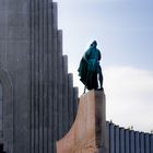 Leif Erikson vor der Hallgrimskirkja 