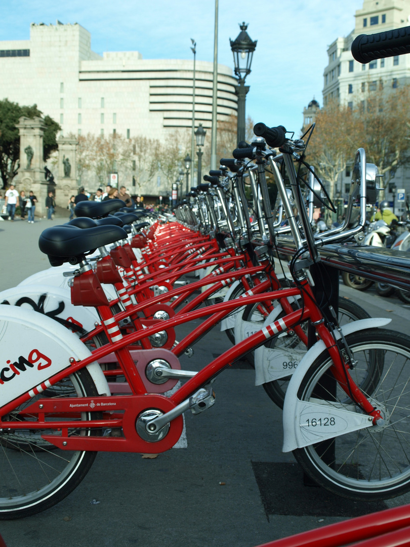 LeihFahrräder in Barcelona