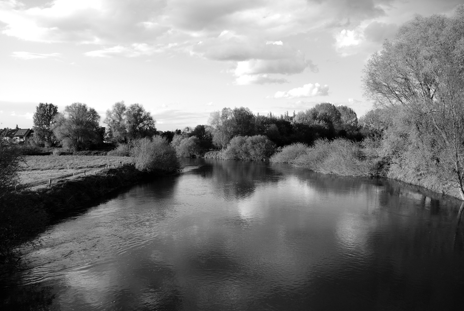 Leine - Blick in Richtung Sarstedt