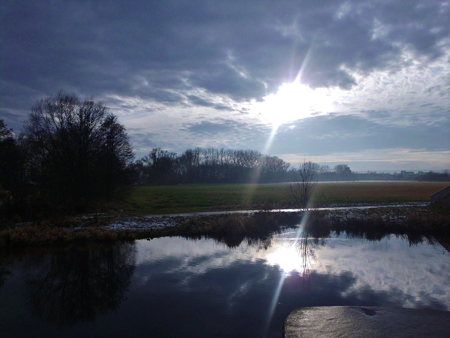 Leinewehr im Frühjahr