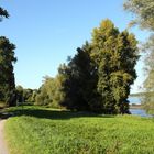 Leinpfand am Rhein nahe Zons