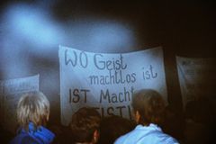 Leipzig, 16. Oktober 1989: Demo im Nebel