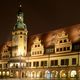 Leipzig, Altes Rathaus bei Nacht