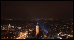 Leipzig at Night - Panorama
