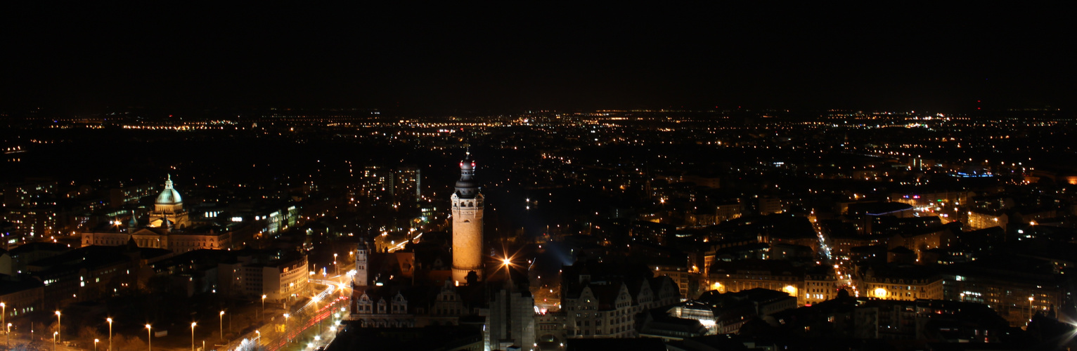 Leipzig bei Nacht