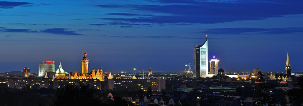 Leipzig bei Nacht