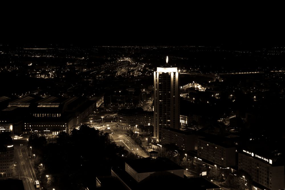 Leipzig bei Nacht