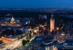 Leipzig bei Nacht